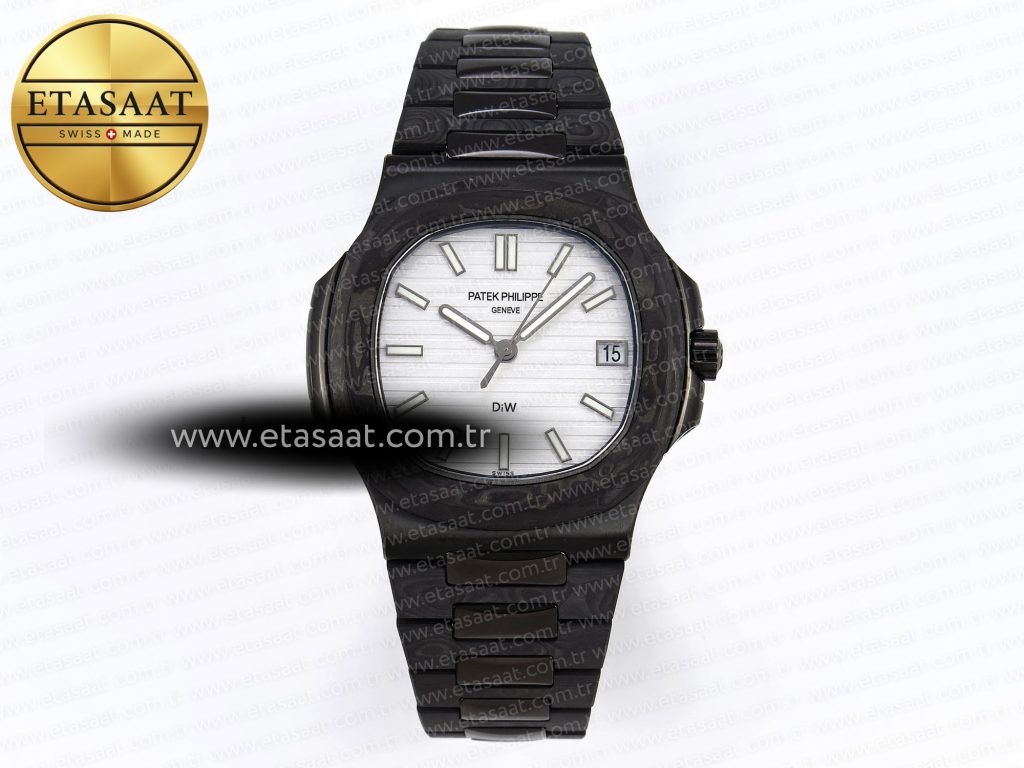 Patek Philippe Nautilus 5711 Gümüş Dokulu Kadran 324CS Eta Saat - Görsel 3 - 1:1 Süper Klon Saat