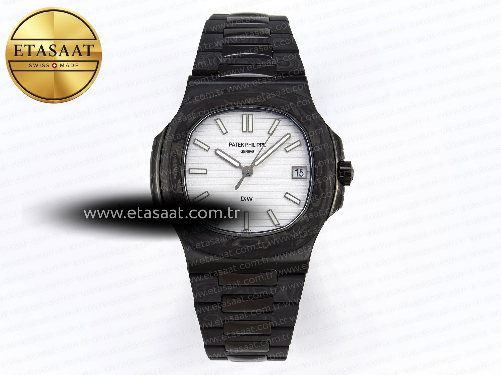 Patek Philippe Nautilus 5711 Gümüş Dokulu Kadran 324CS Eta Saat - 1:1 Süper Klon Replika Saat Patek Philippe Nautilus 5711 Gümüş Dokulu Kadran 324CS Eta Saat - 1:1 Süper Klon Replika Saat