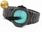Patek Philippe Nautilus 5711  Tiffany Blue Textured Dial on Carbon/PVD 324CS - Görsel 7