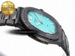 Patek Philippe Nautilus 5711  Tiffany Blue Textured Dial on Carbon/PVD 324CS - Görsel 9