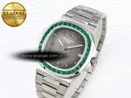 nautilus 5711 ss gpf 11 best edition gray dial green diamonds bezel on ss bracelet 324cs1