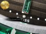 nautilus 5711 ss gpf 11 best edition gray dial green diamonds bezel on ss bracelet 324cs12