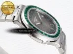 nautilus 5711 ss gpf 11 best edition gray dial green diamonds bezel on ss bracelet 324cs9