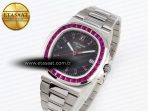 Patek Philippe NAUTILUS 5711 SS GRAY DIAL PURPLE DIAMONDS 324CS