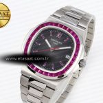 Patek Philippe NAUTILUS 5711 SS  GRAY DIAL PURPLE DIAMONDS 324CS