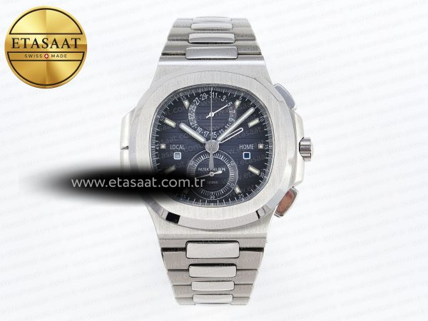 Patek Philippe Nautilus 5990 Mavi Kadran A28-520 Eta Saat - Görsel 3 - 1:1 Süper Klon Saat