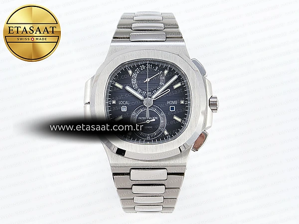 Patek Philippe Nautilus 5990 Mavi Kadran A28-520 Eta Saat - 1:1 Süper Klon Replika Saat