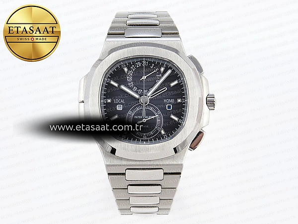 Patek Philippe Nautilus 5990 Gri Kadran A28-520 Eta Saat - 1:1 Süper Klon Replika Saat