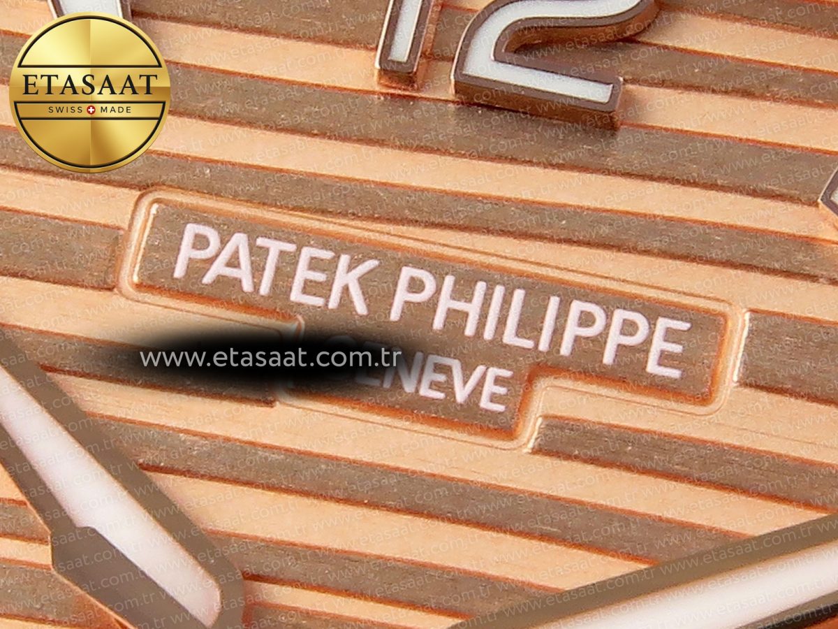Patek Philippe NAUTILUS 7118 LADIES RG PPF 1:1 BEST EDITION RG DIAL ON RG BRACELET 324CS - Görsel 10
