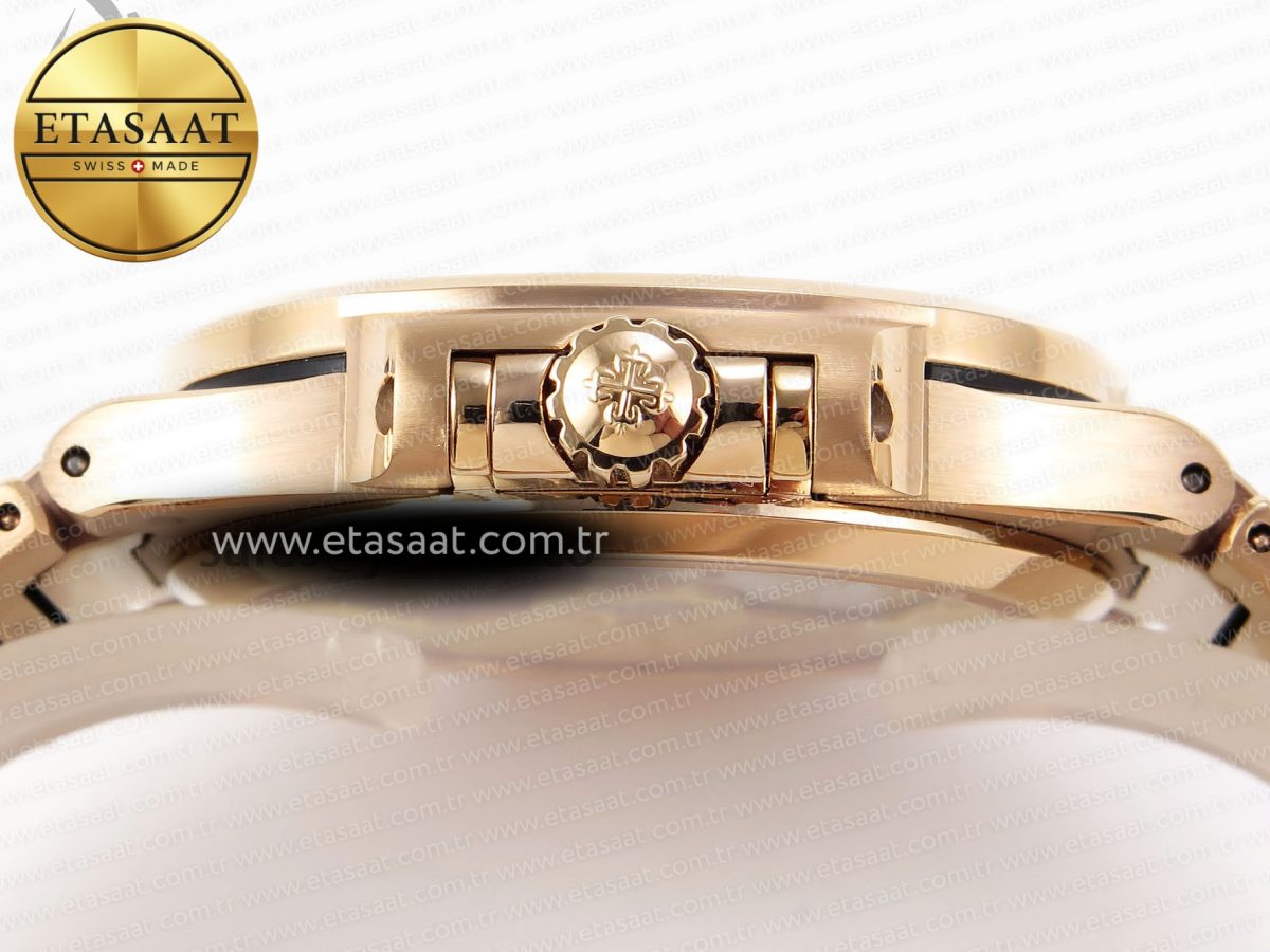 Patek Philippe NAUTILUS 7118 LADIES RG PPF 1:1 BEST EDITION RG DIAL ON RG BRACELET 324CS - Görsel 13