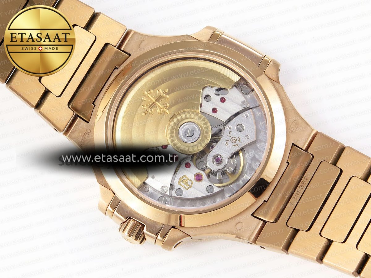 Patek Philippe NAUTILUS 7118 LADIES RG PPF 1:1 BEST EDITION RG DIAL ON RG BRACELET 324CS - Görsel 15