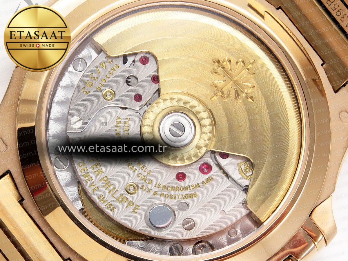 Patek Philippe NAUTILUS 7118 LADIES RG PPF 1:1 BEST EDITION RG DIAL ON RG BRACELET 324CS - Görsel 16