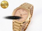 Patek Philippe NAUTILUS 7118 LADIES RG PPF 1:1 BEST EDITION RG DIAL ON RG BRACELET 324CS - Görsel 2