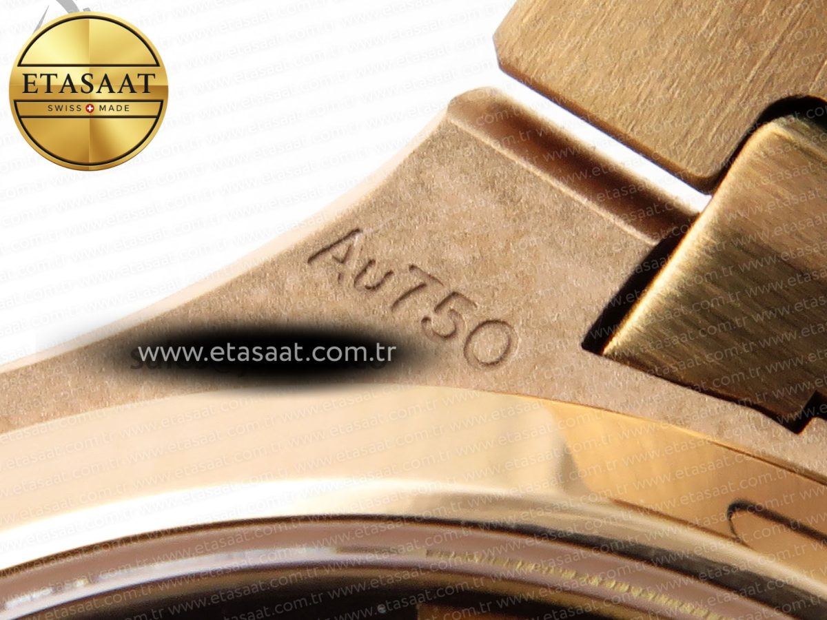 Patek Philippe NAUTILUS 7118 LADIES RG PPF 1:1 BEST EDITION RG DIAL ON RG BRACELET 324CS - Görsel 22