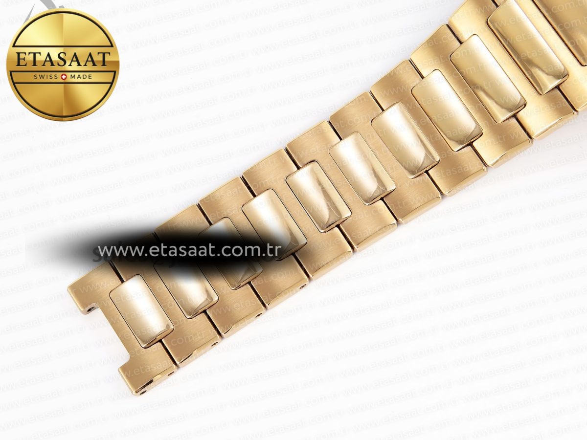 Patek Philippe NAUTILUS 7118 LADIES RG PPF 1:1 BEST EDITION RG DIAL ON RG BRACELET 324CS - Görsel 27