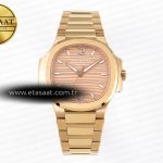 Patek Philippe Nautilus 7118 Kadın RG PPF Pembe Altın 324CS Eta Saat - Görsel 3 - 1:1 Süper Klon Saat