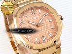 Patek Philippe NAUTILUS 7118 LADIES RG PPF 1:1 BEST EDITION RG DIAL ON RG BRACELET 324CS - Görsel 5