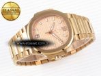 Patek Philippe NAUTILUS 7118 LADIES RG PPF 1:1 BEST EDITION RG DIAL ON RG BRACELET 324CS - Görsel 7