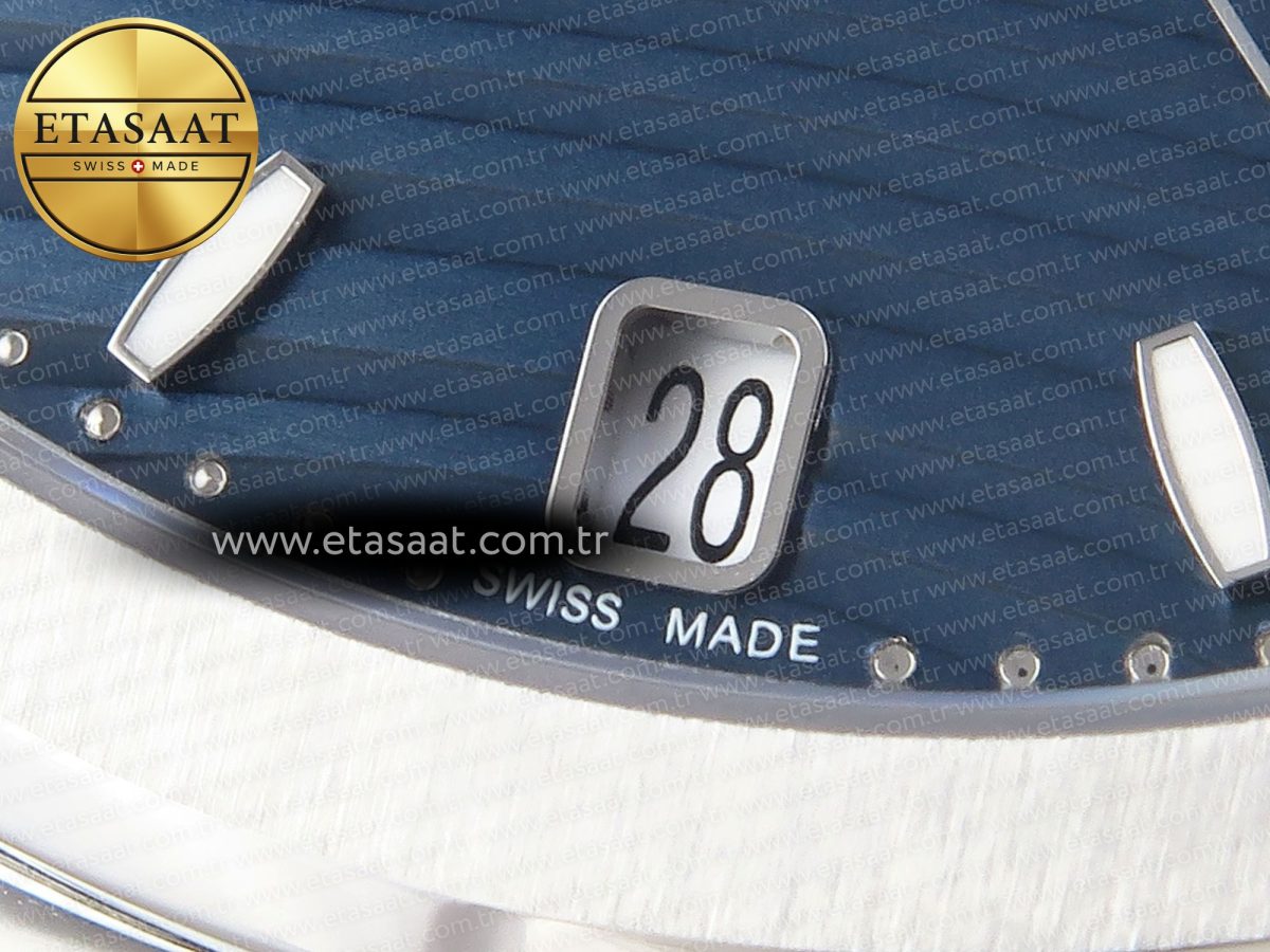 Patek Philippe NAUTILUS 7118 LADIES SS PPF 1:1 BEST EDITION BLUE DIAL ON SS BRACELET 324CS - Görsel 11