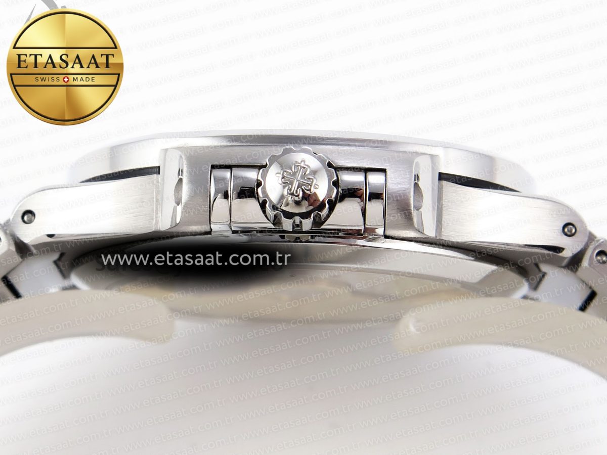 Patek Philippe NAUTILUS 7118 LADIES SS PPF 1:1 BEST EDITION BLUE DIAL ON SS BRACELET 324CS - Görsel 13