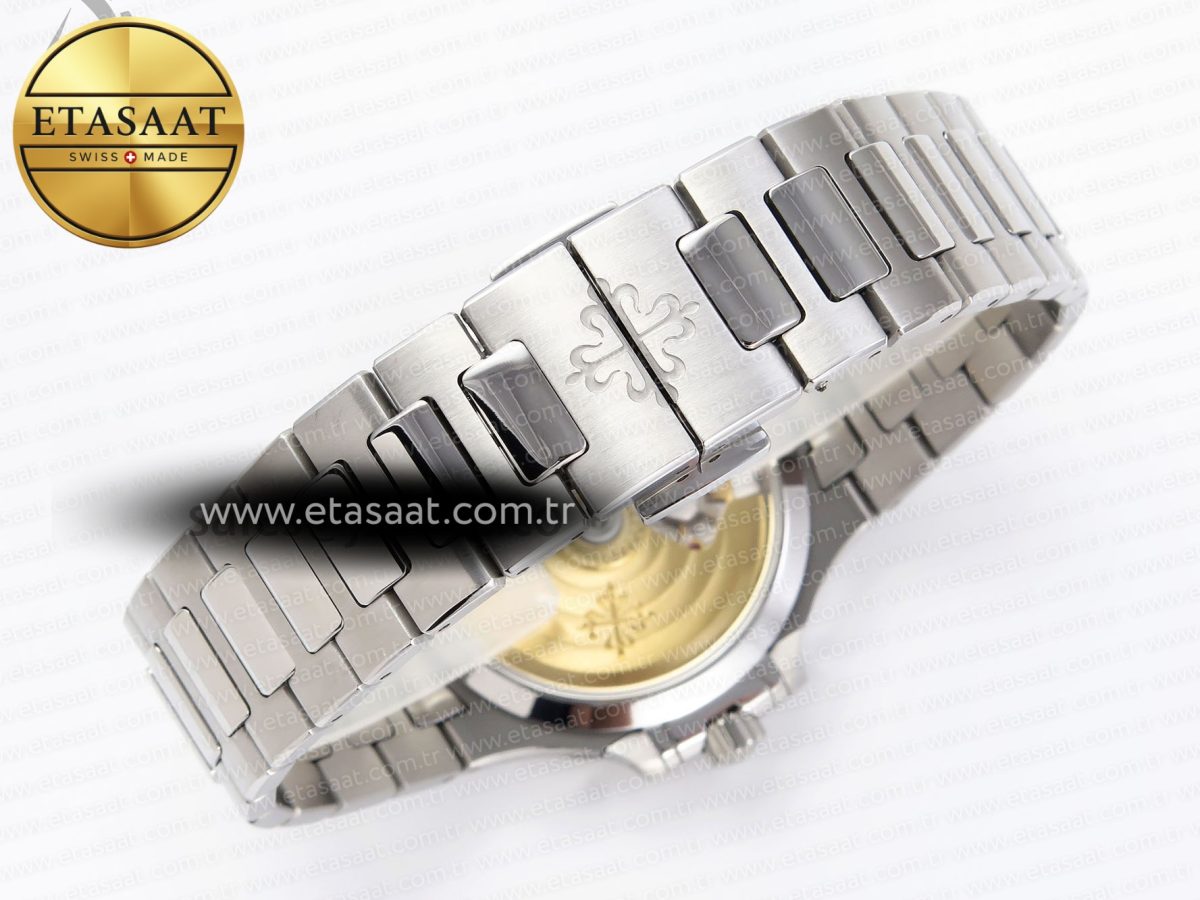 Patek Philippe NAUTILUS 7118 LADIES SS PPF 1:1 BEST EDITION BLUE DIAL ON SS BRACELET 324CS - Görsel 14