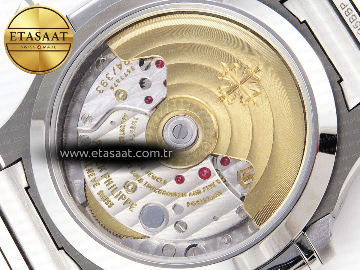 Patek Philippe NAUTILUS 7118 LADIES SS PPF 1:1 BEST EDITION BLUE DIAL ON SS BRACELET 324CS - Görsel 16