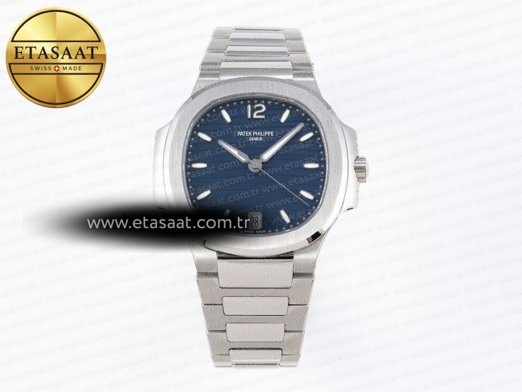 Patek Philippe Nautilus 7118 Kadın PPF Mavi Kadran 324CS Eta Saat - Görsel 3 - 1:1 Süper Klon Saat