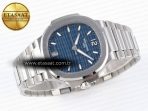Patek Philippe NAUTILUS 7118 LADIES SS PPF 1:1 BEST EDITION BLUE DIAL ON SS BRACELET 324CS - Görsel 7