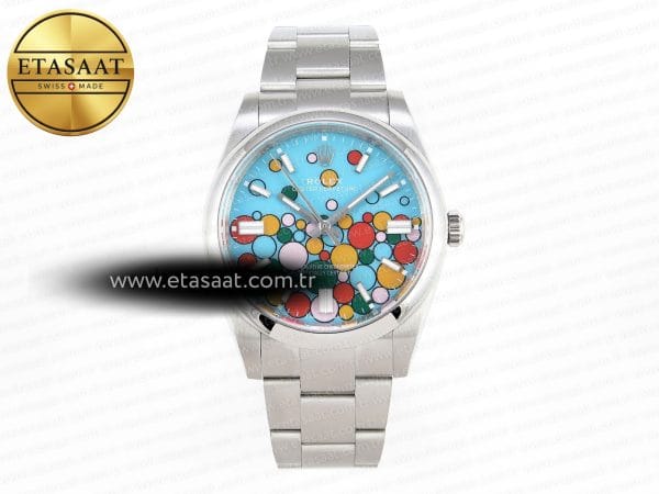 Rolex Oyster Perpetual 124300 41MM 316L Çelik A3230 Eta Saat - Görsel 3 - 1:1 Süper Klon Saat