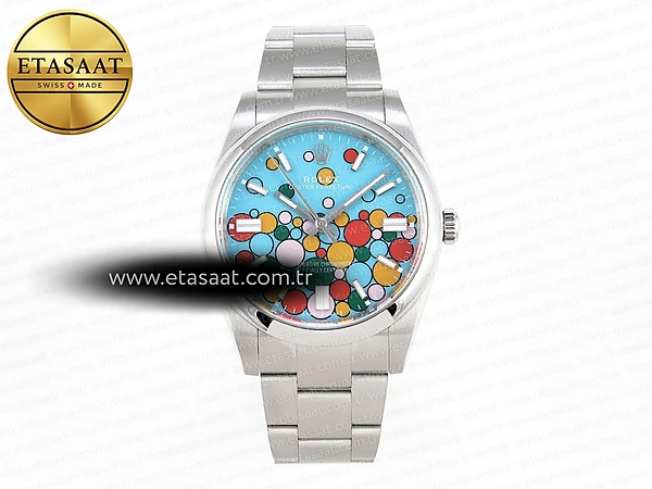 Rolex Oyster Perpetual 124300 41MM 316L Çelik A3230 Eta Saat - 1:1 Süper Klon Replika Saat