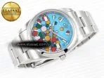 oyster perpetual 124300 41mm ewf 11 best edition 316l steel celebration dial a32306