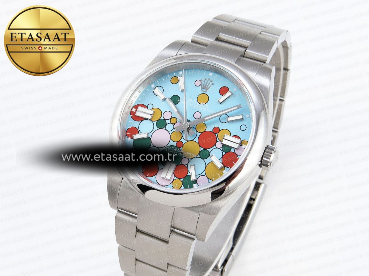 Rolex Oyster Perpetual 124300 41mm 904L Steel Celebration Dial VR3230 - Görsel 1