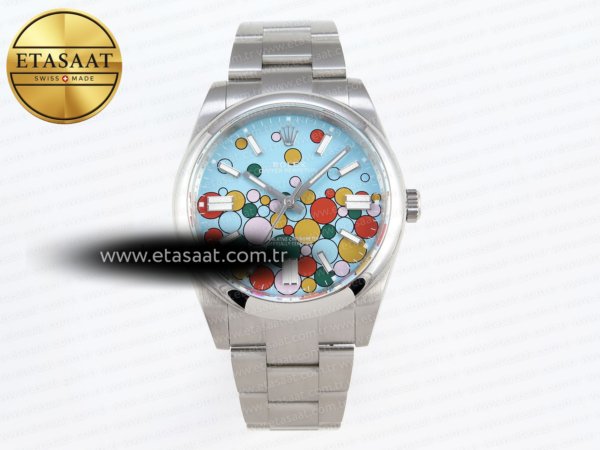 Rolex OP 124300 41mm Celebration Kadran VR3230 Eta Saat - 1:1 Süper Klon Replika Saat