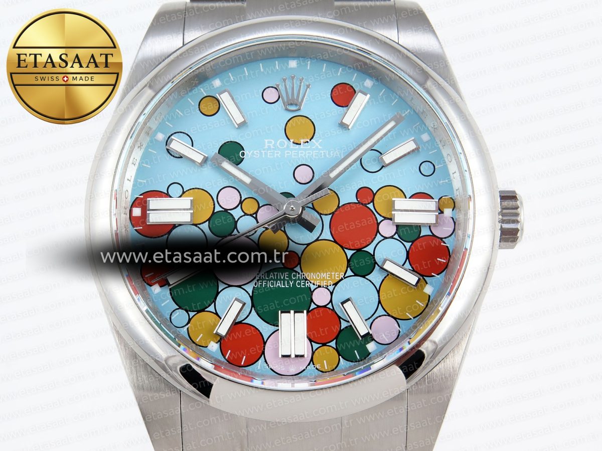 Rolex Oyster Perpetual 124300 41mm 904L Steel Celebration Dial VR3230 - Görsel 4