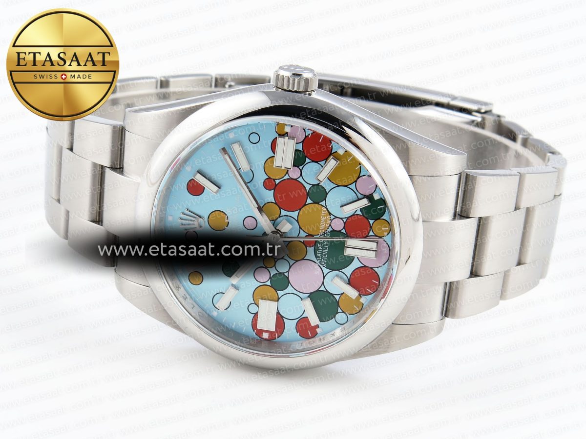 Rolex Oyster Perpetual 124300 41mm 904L Steel Celebration Dial VR3230 - Görsel 6