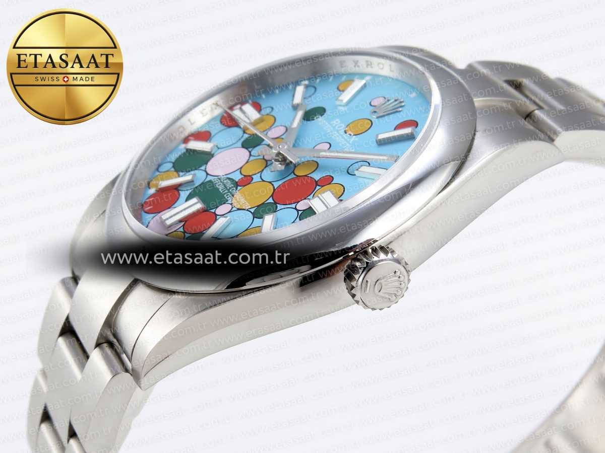 Rolex Oyster Perpetual 124300 41mm 904L Steel Celebration Dial VR3230 - Görsel 8
