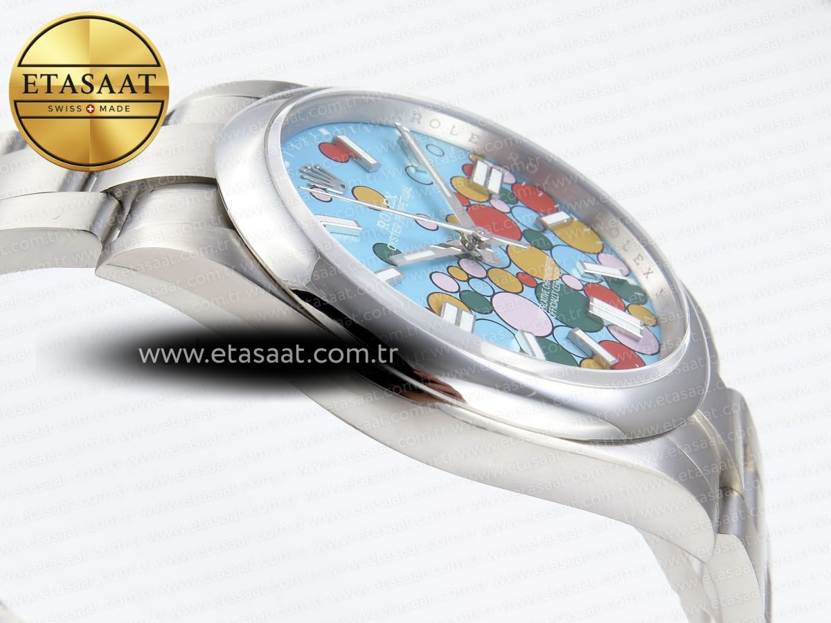 Rolex Oyster Perpetual 124300 41mm 904L Steel Celebration Dial VR3230 - Görsel 9