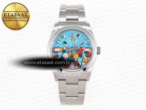 Rolex Oyster Perpetual 126000 36MM 316L Çelik A3230 Eta Saat - Görsel 3 - 1:1 Süper Klon Saat