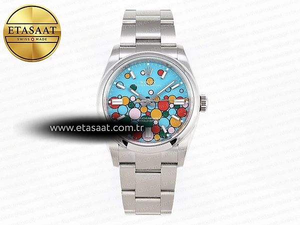 Rolex Oyster Perpetual 126000 36MM 316L Çelik A3230 Eta Saat - 1:1 Süper Klon Replika Saat
