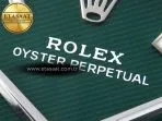 oyster perpetual 126000 36mm vsf 11 best edition 904l steel green dial vs323510