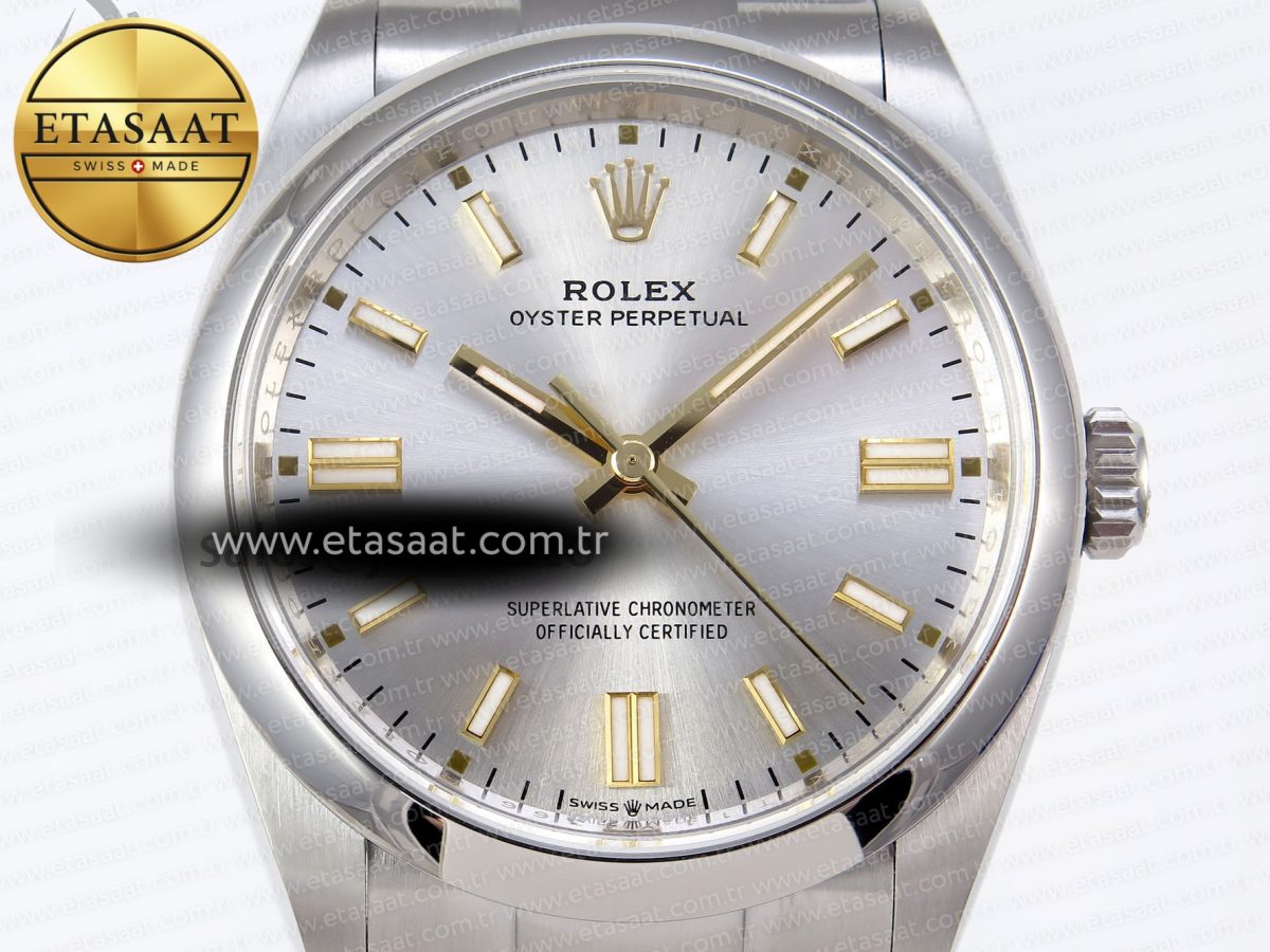 Rolex Oyster Perpetual 126000 36mm VSF 1:1 Best Edition 904L Steel Silver Dial VS3235 - Görsel 4