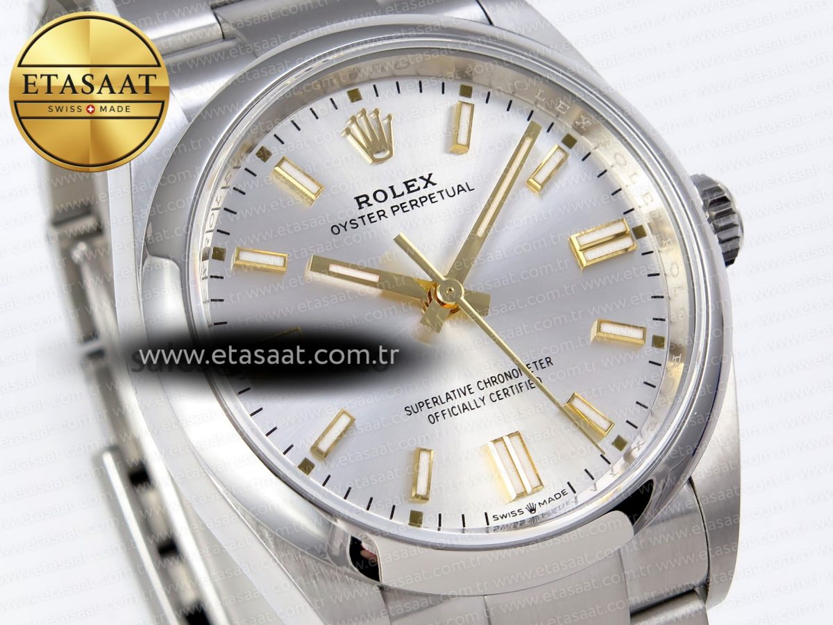 Rolex Oyster Perpetual 126000 36mm VSF 1:1 Best Edition 904L Steel Silver Dial VS3235 - Görsel 5