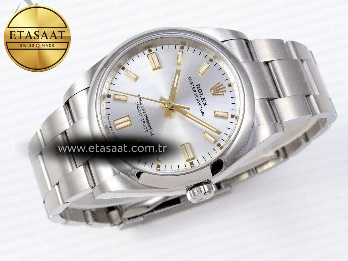 Rolex Oyster Perpetual 126000 36mm VSF 1:1 Best Edition 904L Steel Silver Dial VS3235 - Görsel 7