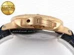 pam1074 w bronzo vsf 11 best edition blue dial on blue calfskin strap p 900 clone16