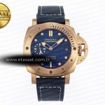 Panerai PAM1074 W Bronzo Mavi Kadran P.900 Eta Saat - Görsel 3 - 1:1 Süper Klon Saat