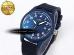 pilots watch laureus blue ceramic iw328101 zf 11 best edition on blue nylon strap a321111