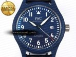 pilots watch laureus blue ceramic iw328101 zf 11 best edition on blue nylon strap a321114