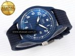pilots watch laureus blue ceramic iw328101 zf 11 best edition on blue nylon strap a321115
