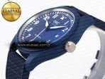 pilots watch laureus blue ceramic iw328101 zf 11 best edition on blue nylon strap a321116