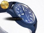 pilots watch laureus blue ceramic iw328101 zf 11 best edition on blue nylon strap a321117